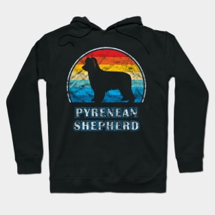 Pyrenean Shepherd Vintage Design Dog Hoodie